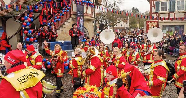 Fasnetseröffnung in Steinheim.