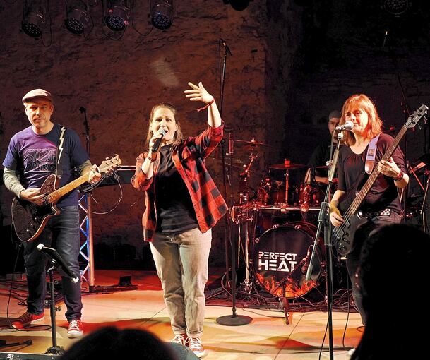 Die Musiker von „Perfect Heat“ machten ihrem Namen alle Ehre.