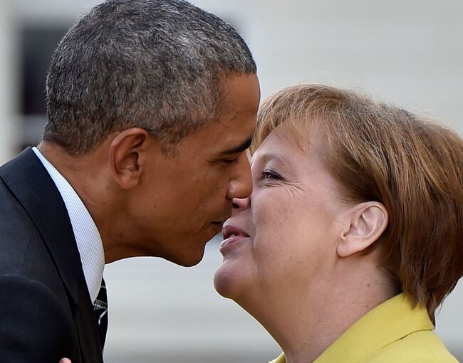Obama und Merkel