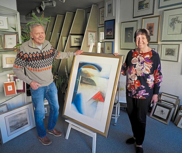 Gudrun und Erich Stark sind ein eingespieltes Team. Aus Altersgründen geben sie ihr Geschäft auf.