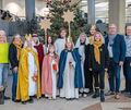 Landrat Dietmar Allgaier (Zweiter von rechts) begrüßt Sternsinger aus Kornwestheim im Kreishaus. Landrat Dietmar Allgaier (Zweiter von rechts) begrüßt Sternsinger aus Kornwestheim im Kreishaus.