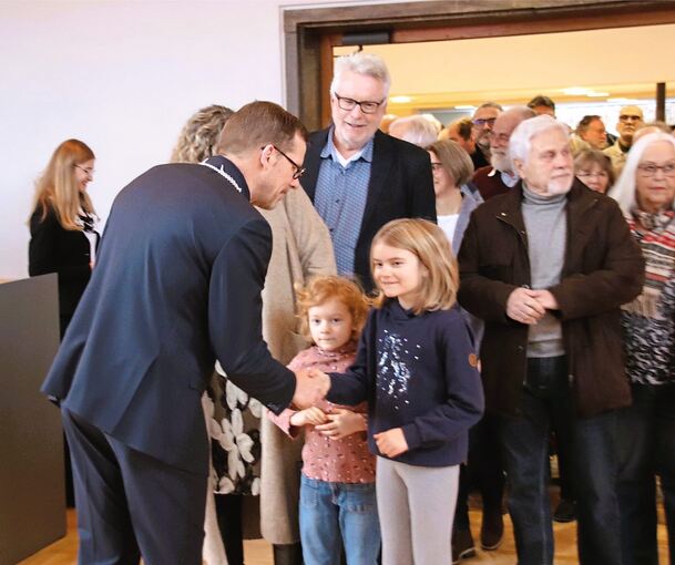 Rund 450 Hände schüttelte der Vaihinger Oberbürgermeister Uwe Skrzypek-Muth beim Neujahrsempfang.
