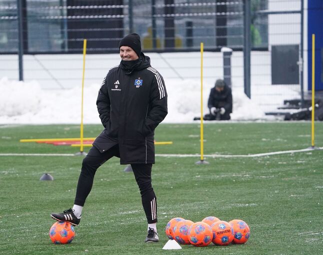 Trainer Merlin Polzin vom Hamburger SV