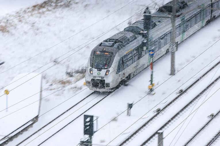 Winterwetter – Sturmtief Elli – Bahn Winterwetter – Sturmtief Elli – Bahn