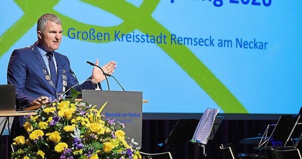 Oberbürgermeister Dirk Schönberger bezeichnete Remseck als Stadt mit starkem Zusammenhalt.