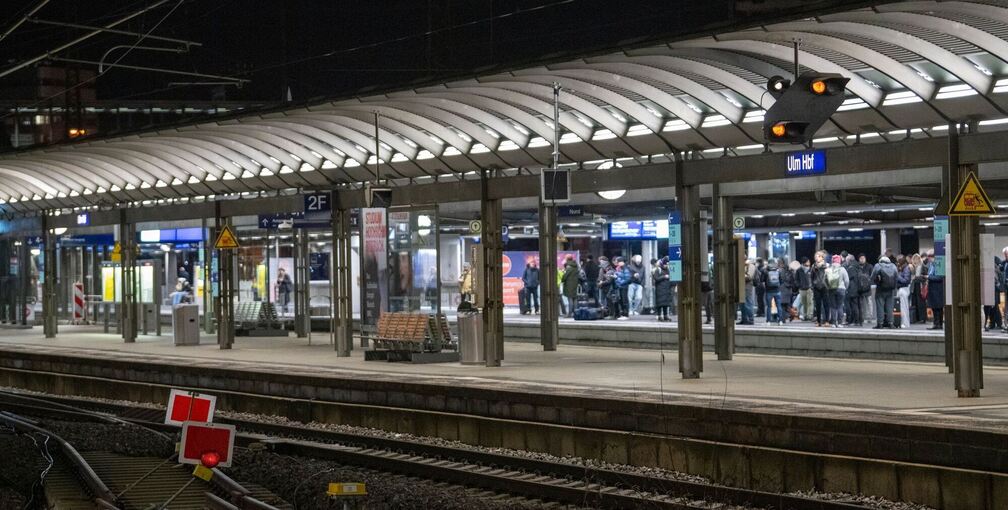 Bauarbeiten am Ulmer Hauptbahnhof