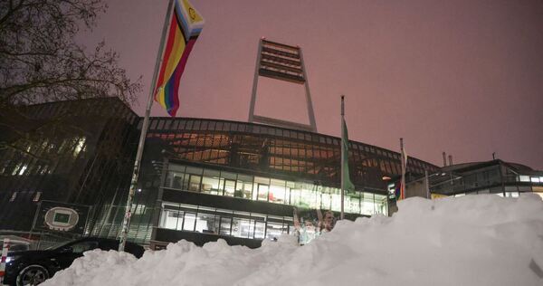 Winterwetter - Sturmtief Elli - Bremen