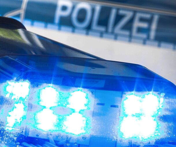 Polizei im Einsatz.