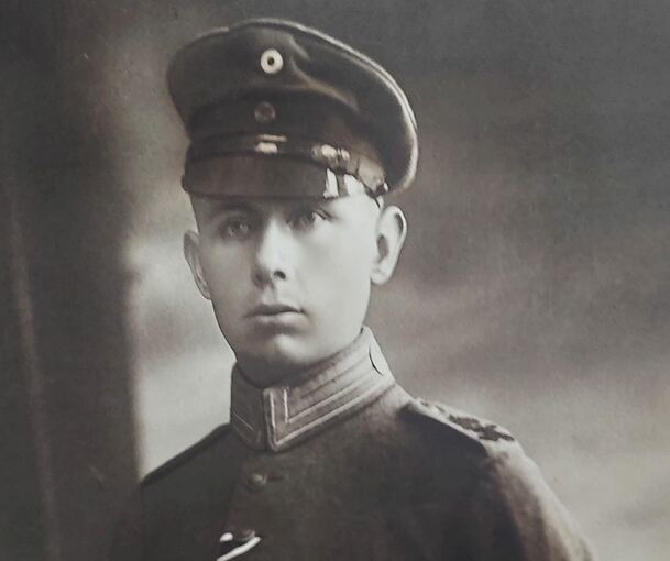 Heinrich Kohlhammer in Uniform: Der Soldat wurde im Ersten Weltkrieg zweimal verwundet.