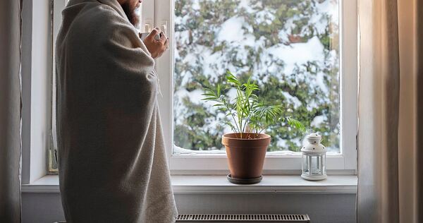 Oft sind Fenster Wärmelecks.