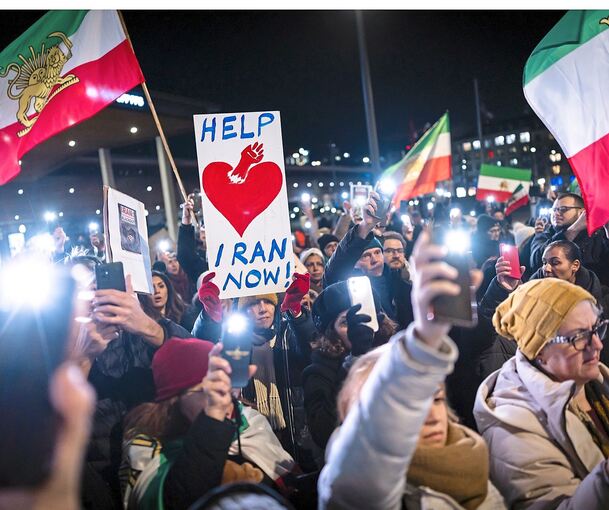 „Helft dem Iran. Jetzt!“ Im Iran gehen seit Wochen die Menschen gegen das Mullah-Regime auf die Straße.
