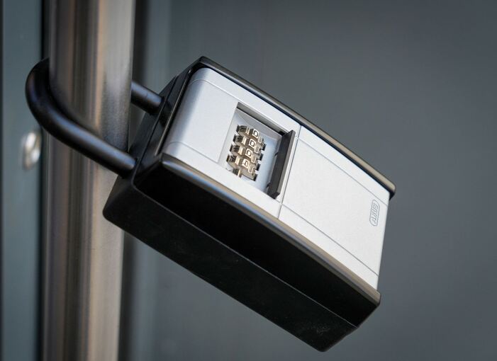 Schlüsselkasten am Hauseingang