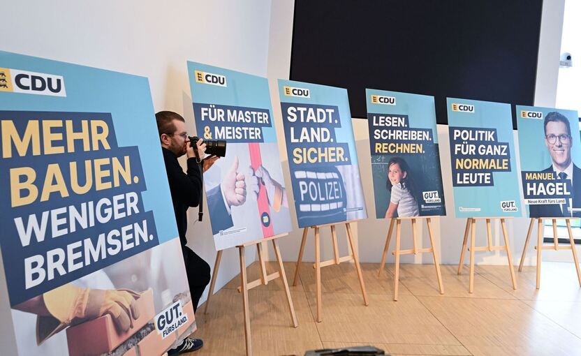 Vorstellung Wahlkampagne der CDU für die Landtagswahl