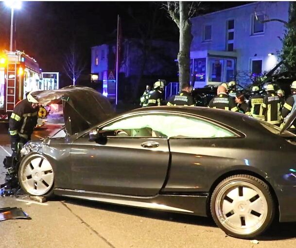 Eines der beteiligten Unfallfahrzeuge.