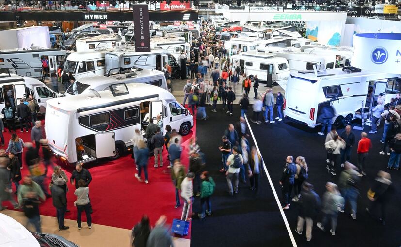 Beginn der Messe Caravan, Motor und Touristik (CMT)