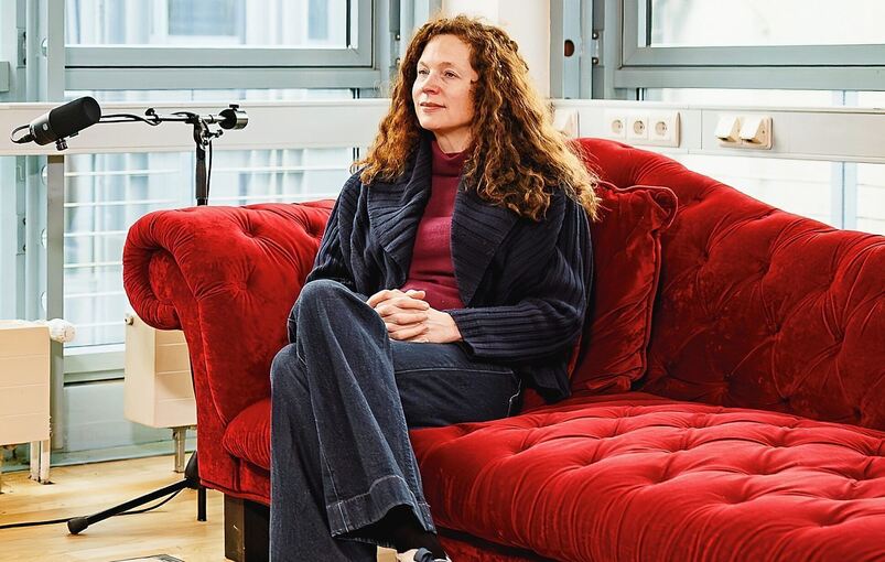 Sandra Richter auf der News Couch.