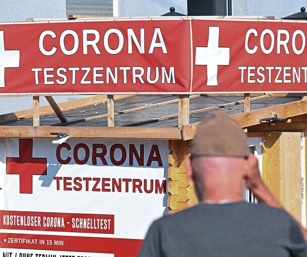 Ab Sommer 2021 betrieb die nun angeklagte Industriekauffrau mehrere Teststationen, darunter auch eine in einem Partyzelt in Gerlingen.