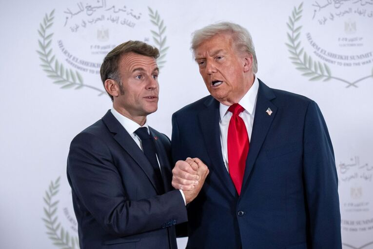 Emmanuel Macron und Donald Trump
