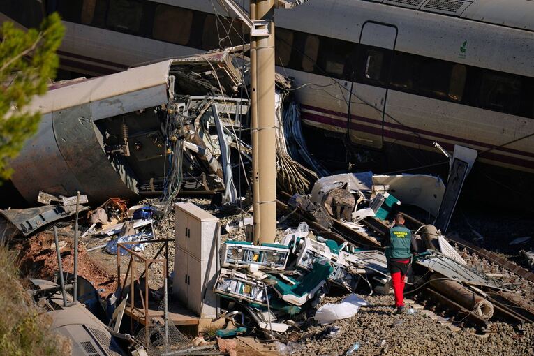 Nach dem Zugunglück in Spanien