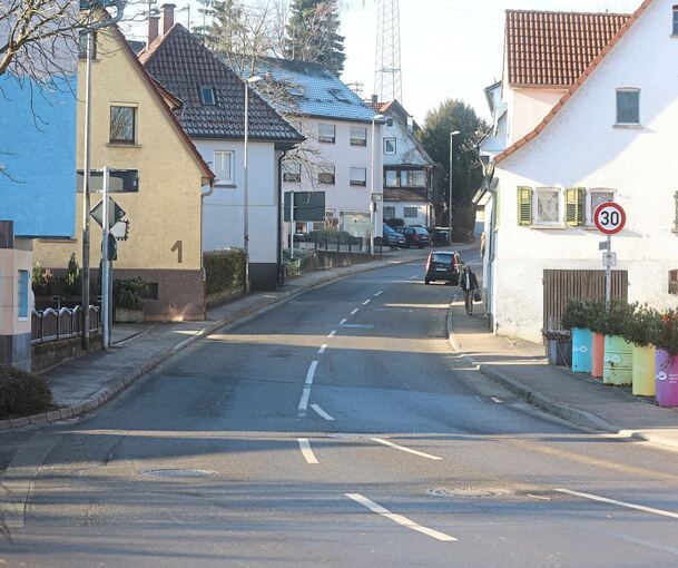Die Hochberger Straße in Hochdorf wird von Anfang Mai bis Ende August saniert.