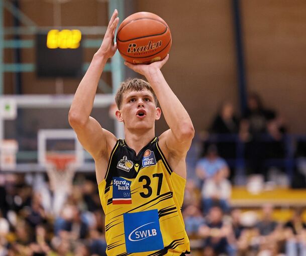 Im Alltag und beim Basketball gefordert: Ludwigsburgs Julis Baumer.