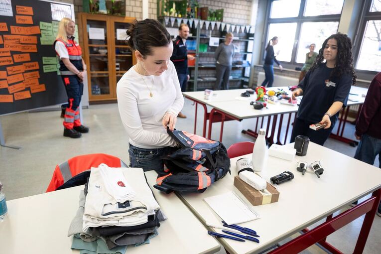 Schul-AG zum Thema Bevölkerungsschutz und Katastrophenvorsorge