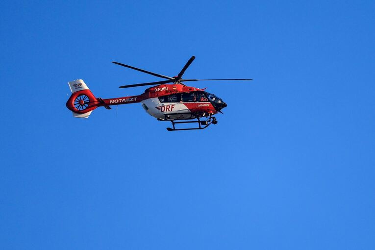 Rettungshubschrauber im Einsatz