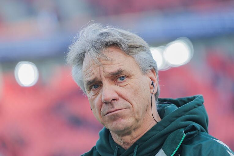 Trainer Horst Steffen von Werder Bremen Trainer Horst Steffen von Werder Bremen