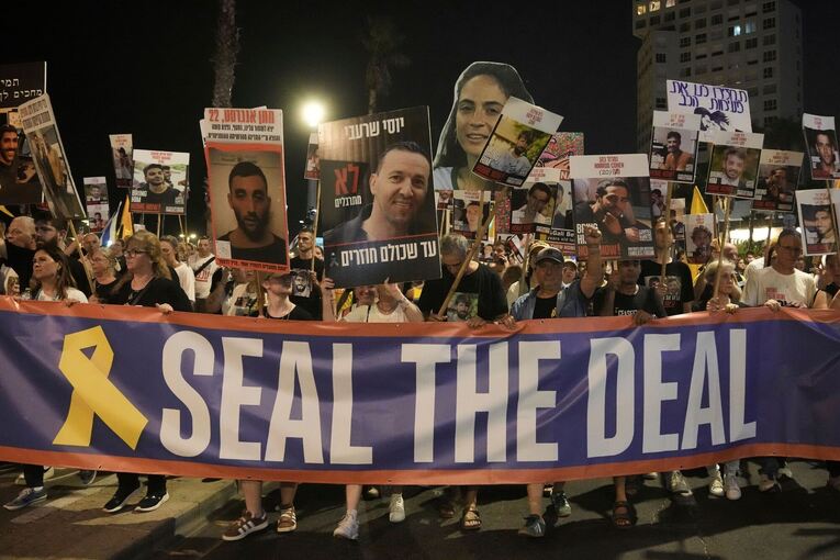 Nahostkonflikt - Demonstration in Tel Aviv