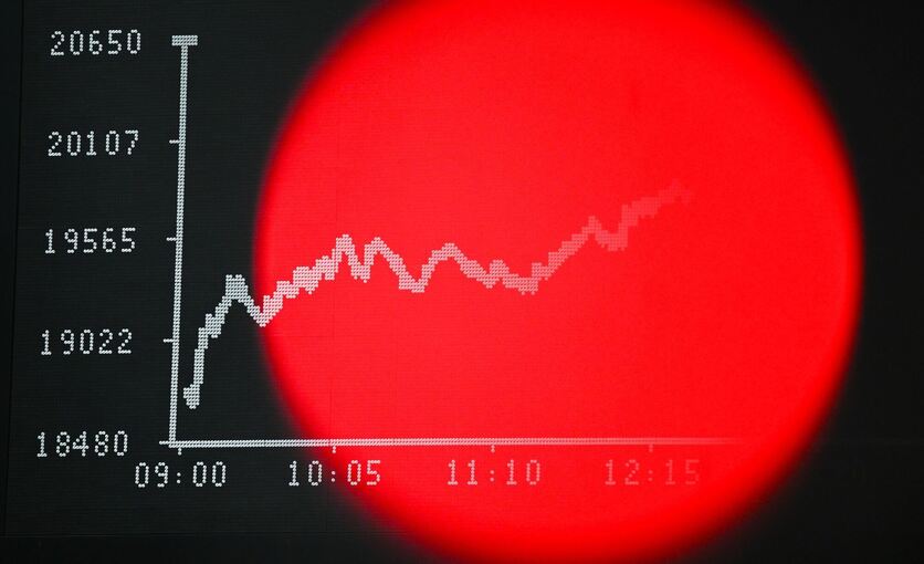Dax-Kurve an der Frankfurter Börse