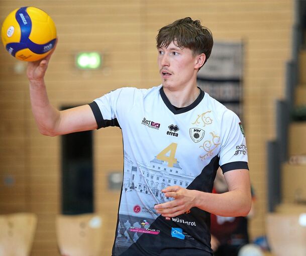 Seit 2023 bei den Barock Volleys: Darius Diefenbach.
