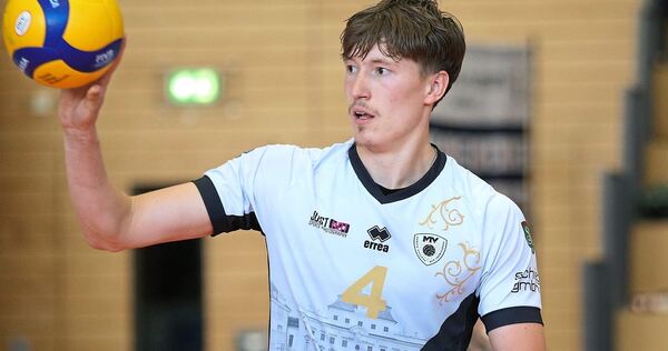 Seit 2023 bei den Barock Volleys: Darius Diefenbach.
