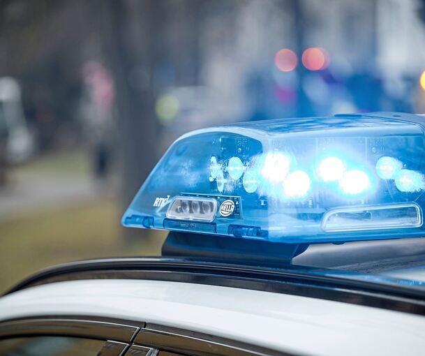 Die Polizei nahm den Mann in Gewahrsam.