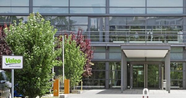 Am Valeo-Standort in Bietigheim-Bissingen.