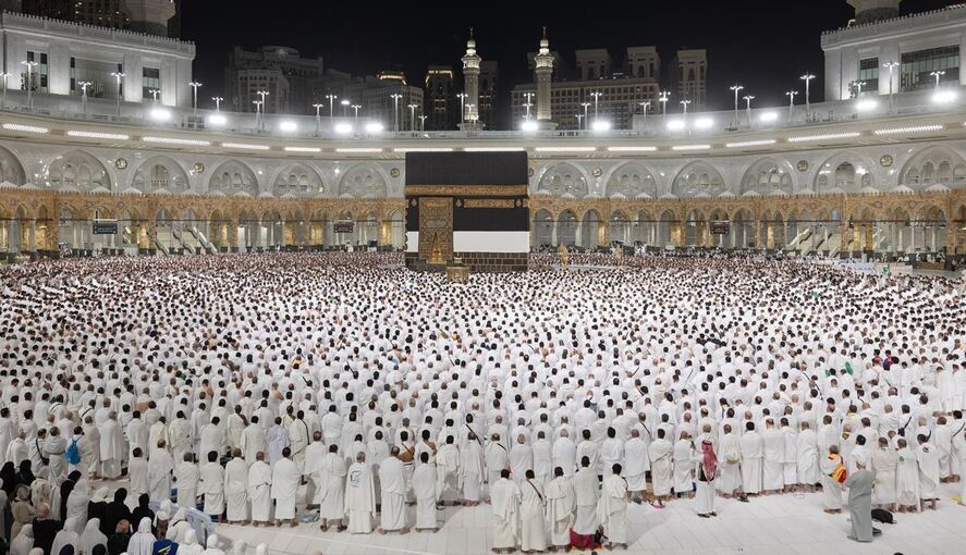 Muslimische Pilgerfahrt Hadsch in Saudi-Arabien Muslimische Pilgerfahrt Hadsch in Saudi-Arabien