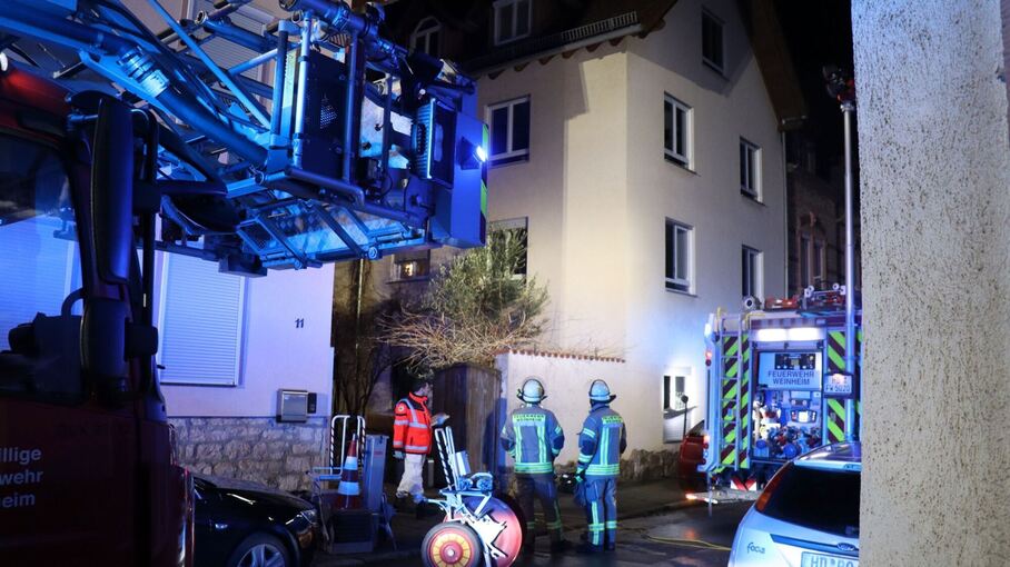 Brand in Weinheim