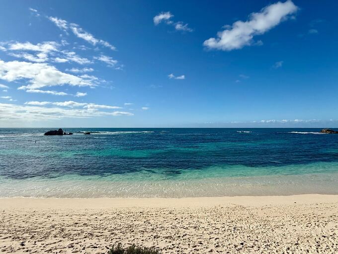 Strand auf Rottnest Island in Westaustralien