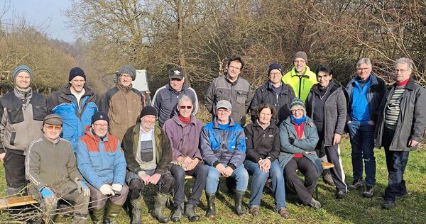 Bei den „Biotopis“ gehört auch das gemütliche Zusammensitzen nach getaner Arbeit dazu.