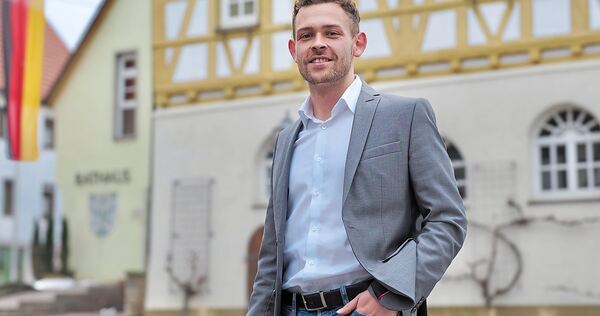 Mario Dittmann hat das Bürgermeisteramt in Gemmrigheim fest im Blick.