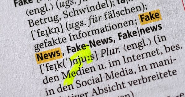 Duden - Das Wort "Fake News"