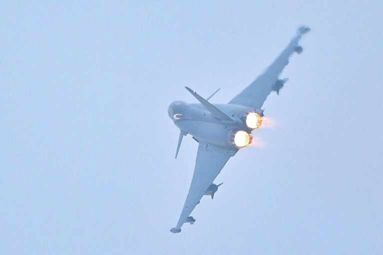 Nato-Kampfflugzeug in Polen Nato-Kampfflugzeug in Polen