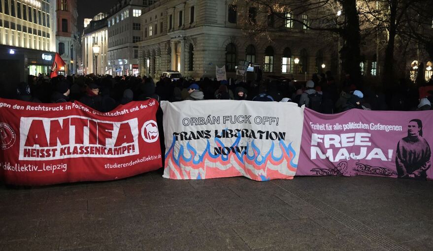 Proteste gegen Verurteilung von Maja T.
