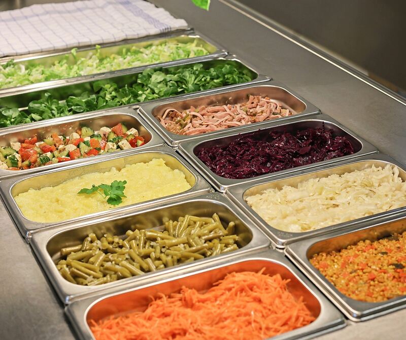 Salate fürs Buffet.