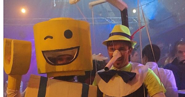 Lego-Mann und Pinocchio – der Fantasie sind keine Grenzen gesetzt.