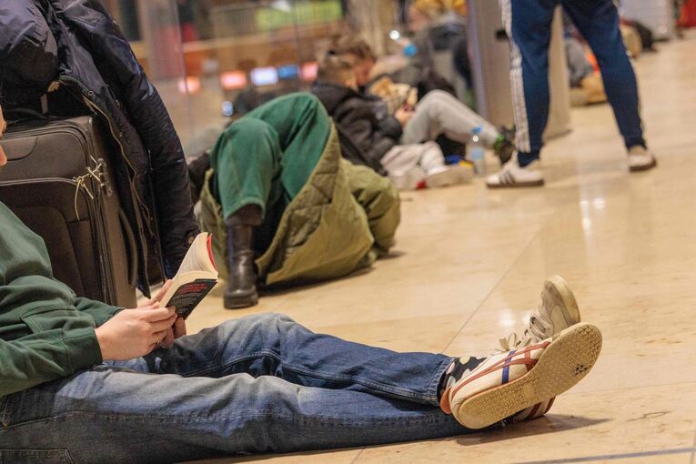 Winterwetter - Flughafen Berlin/Brandenburg