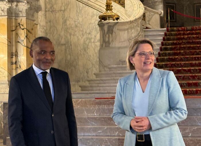 Bundesjustizministerin Hubig in Den Haag Bundesjustizministerin Hubig in Den Haag