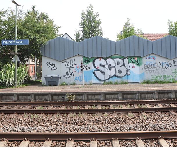 Der Bahnhof in Walheim: modern, freundlicher und barrierefrei soll er werden.