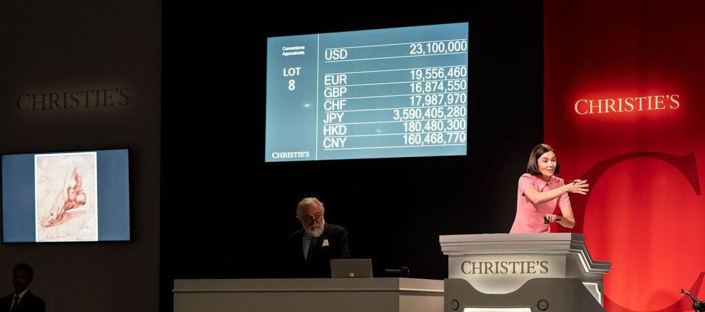 Auktion bei Christie's zur Zeichnung Michelangelos