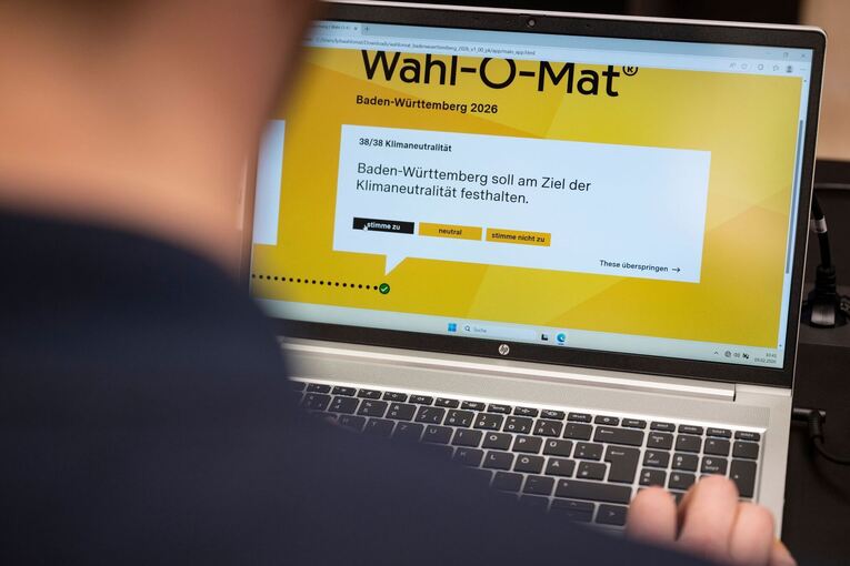 Vorstellung des Wahl-O-Mat zur Landtagswahl