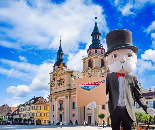 Ludwigsburg wird in der neuen Monopoly-Edition groß in Szene gesetzt.